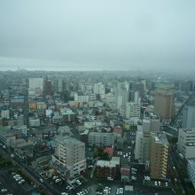 タワーより市街地を見る