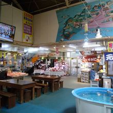 イカのスイスで釣り、そのまま刺身にしてくれる