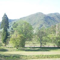 客室からの眺望です。田園風景が良かったです。