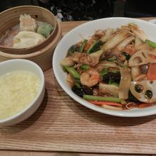 「五目あんかけセット（1280円）」