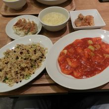 「エビチリセット（1480円）」