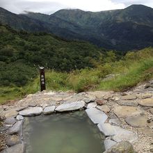 薬師の湯。一番高いところにある温泉。