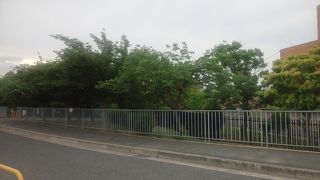 友呂岐緑地の横にある