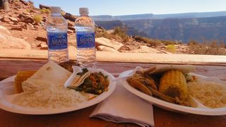 小さな飛行機から見る景色は絶景です