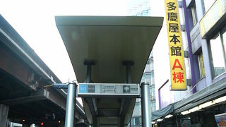 店先の特売品に惹かれる上野のデパート