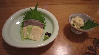 ゆばのコースが食べられます