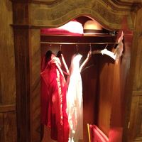 開くとライトが付くクローゼットが心憎い！