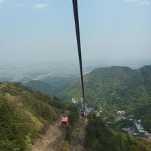 地上が遠のいていきます