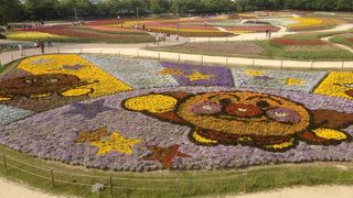 フラワーアートが見事！