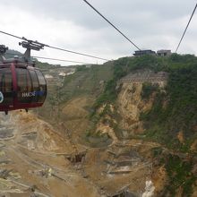 あちこちから煙が！