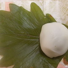 かしわ餅は一つ120円で販売されています