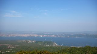 火山を間近に見られる