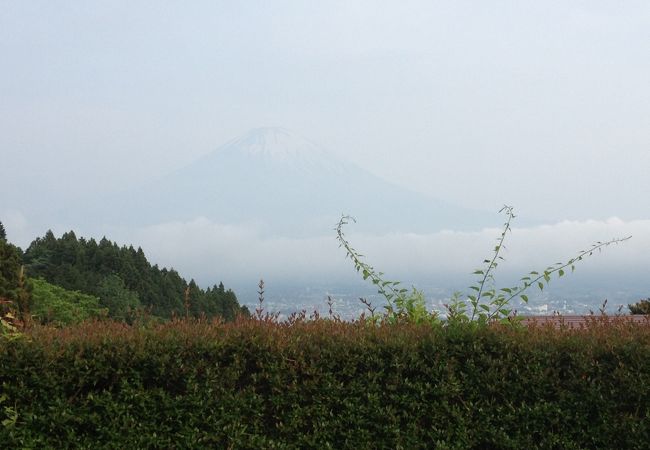 オートキャンプサイトから望む富士山