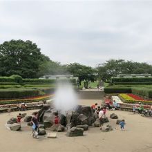 子供たちが水浴びしていた