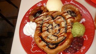 ミッキーのワッフル♪