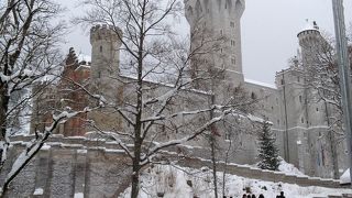 雪のノイシュバンシュタイン城