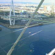 上から見ても下から見ても見事な大阪ベイブリッジ