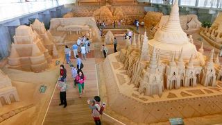 鳥取砂丘にある砂の美術館は感動！