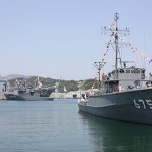 舞鶴の港の風景