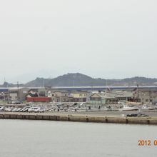 酒田港は波が穏やか