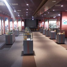 展示室内の様子（撮影は自由に出来ます）