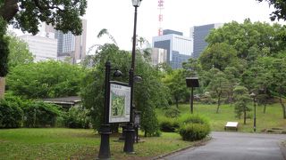 官庁街憩いの場