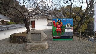 龍野城に来た記念としてのパネルが有ります。