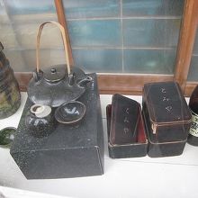 当時の食堂の食器