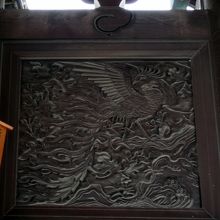 鳳凰の木彫り