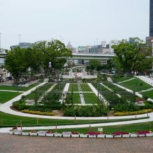 堂今川沿いにある中之島公園