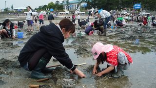 潮干狩り