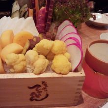 これがお通し！