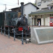 停車中の坊っちゃん列車