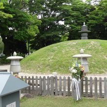 緑覆うまるい丘です。