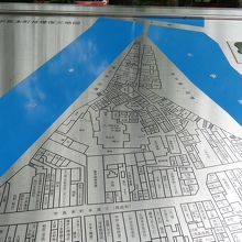 ここは２つの川に挟まれた、かつて中島地区という場所でした。