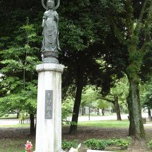 かつての中島地区があった場所。