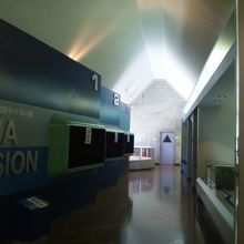 2階展示室（半分くらい調整中でやっていない）