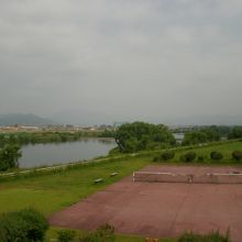 久世橋付近を流れる桂川