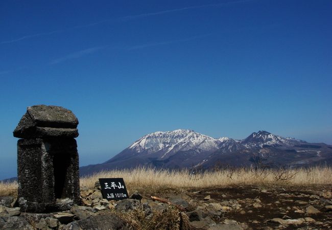 目の前の大山に圧倒される