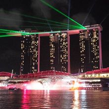 リバークルーズの船の上から