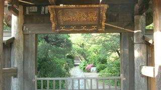 ここ鎌倉。大船ですが奥深い寺院です。