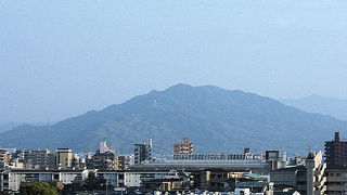 山の中腹に展望台