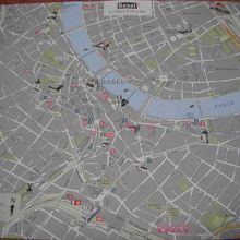 インフォメーションで貰った市街地図