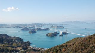 亀老山：来島海峡大橋を絶景で！！