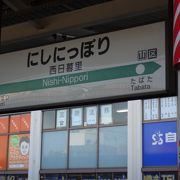 昔から線路はありましたが、千代田線が開通する為に出来た焼きの手線で一番新しい駅です。