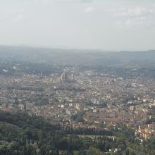 フィエーゾレからみたフィレンツェ遠景