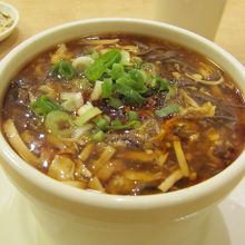 酸辛湯。うまい