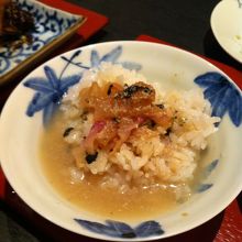 鯛茶漬けぐちゃぐちゃ