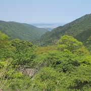 樫の木平は、箱根旧街道きっての、眺望の開けた所です