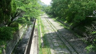 世界最長の傾斜鉄道の跡地